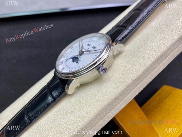 TW Factory Blancpain Villeret Cal.6654 White Dial Copy Watch with Moonphase TW Factory Blancpain Villeret Cal.6654 White Dial Copy Watch with Moonphase