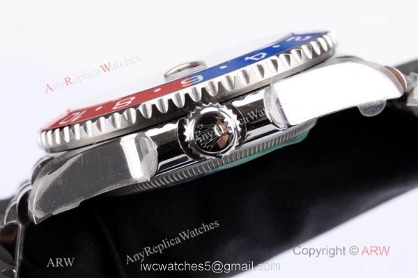 (EW)Swiss 3186 Rolex GMT-Master II Pepsi Watch 116719 Stainless Steel Case (EW)Swiss 3186 Rolex GMT-Master II Pepsi Watch 116719 Stainless Steel Case