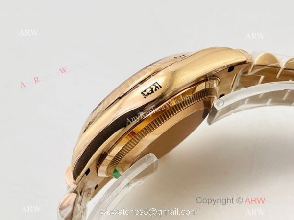 EW Factory V2 Super Clone Rolex Rose Gold DayDate 40 EWF 3255 White MOP Rose Gold Bracelet with nfc card EW Factory V2 Super Clone Rolex Rose Gold DayDate 40 EWF 3255 White MOP Rose Gold Bracelet with nfc card