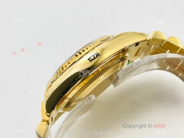 EW Factory V2 Rolex Day Date 40 Diamond Bezel Green Gradient Watch with nfc card EW Factory V2 Rolex Day Date 40 Diamond Bezel Green Gradient Watch with nfc card