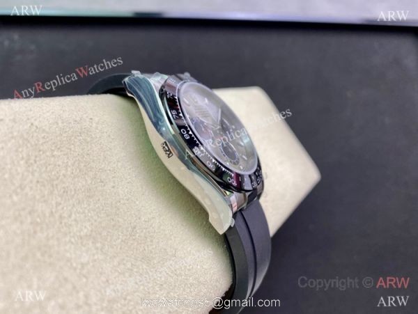 Swiss Copy Rolex Daytona A7750 Chronograph Watch Rhodium Gray Dial Oysterflex Strap Swiss Copy Rolex Daytona A7750 Chronograph Watch Rhodium Gray Dial Oysterflex Strap