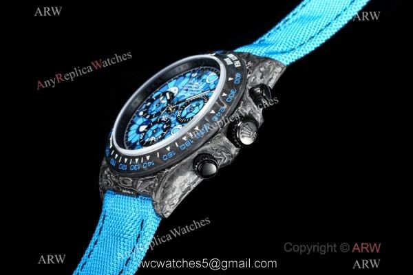 2021 New! Swiss Replica Rolex Daytona TW 7750 Watch Carbon-Lime Blue Dial 40mm 2021 New! Swiss Replica Rolex Daytona TW 7750 Watch Carbon-Lime Blue Dial 40mm