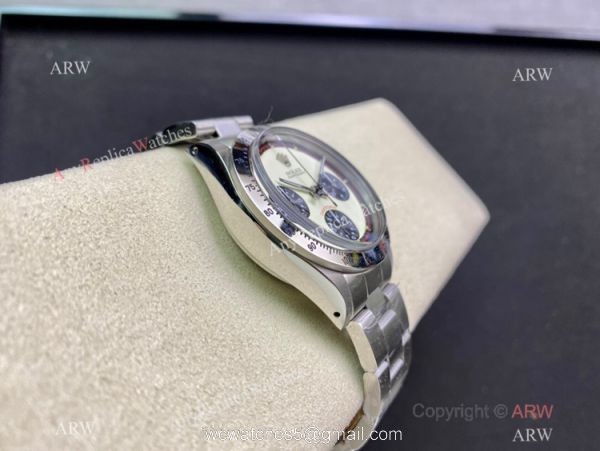 Vintage Rolex Daytona Paul Newman Swiss A7750 Replica Watch Stainless Steel Cream Dial Vintage Rolex Daytona Paul Newman Swiss A7750 Replica Watch Stainless Steel Cream Dial