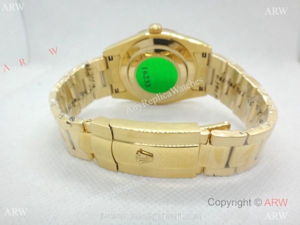 All Gold Rolex Datejust Oyster Band 40mm Watch AAA Replica All Gold Rolex Datejust Oyster Band 40mm Watch AAA Replica