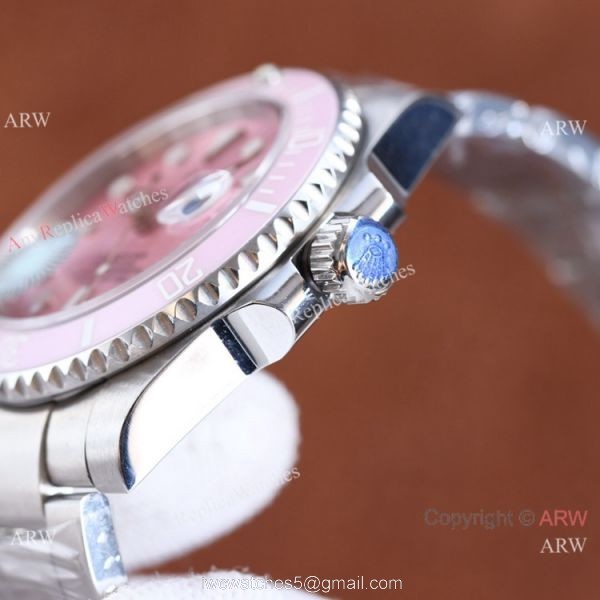 Swiss Quality Rolex Submariner Pink Version Stainless Steel Watch Citizen 8215 Swiss Quality Rolex Submariner Pink Version Stainless Steel Watch Citizen 8215