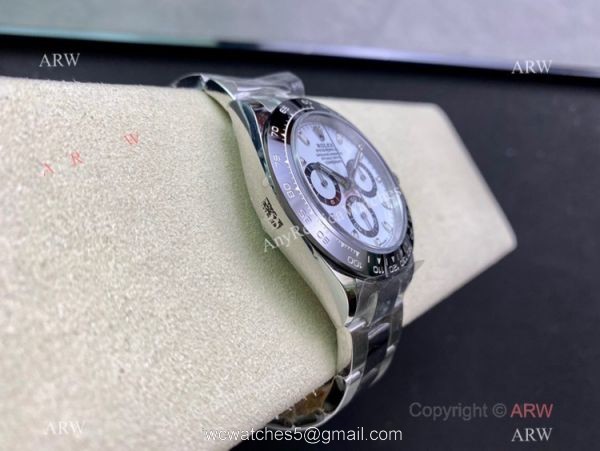 1:1 Best Copy Clean Factory Rolex Daytona Clean 4130 Chrono Watch 116500ln 904L Steel White 40mm 1:1 Best Copy Clean Factory Rolex Daytona Clean 4130 Chrono Watch 116500ln 904L Steel White 40mm