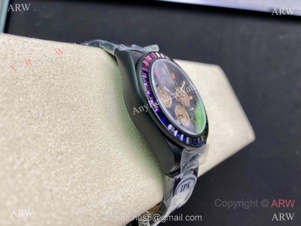 (2022 New) Swiss Rolex Daytona Blaken DLC Coated IPK Factory Swiss 7750 Watch 40mm (2022 New) Swiss Rolex Daytona Blaken DLC Coated IPK Factory Swiss 7750 Watch 40mm