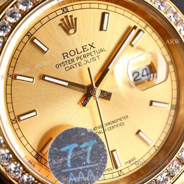 Swiss Quality Copy Rolex Datejust II 8215 Watch 904L Yellow Gold Diamond Bezel 41mm Swiss Quality Copy Rolex Datejust II 8215 Watch 904L Yellow Gold Diamond Bezel 41mm