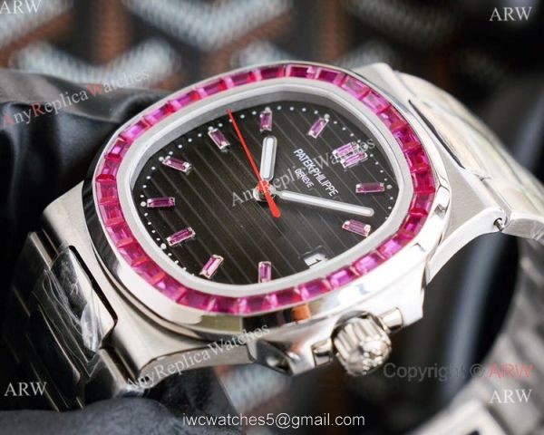 New! Swiss Replica Patek Philippe Nautilus PinkBlack Watch 40.5mm Limited New PP5711 New! Swiss Replica Patek Philippe Nautilus PinkBlack Watch 40.5mm Limited New PP5711