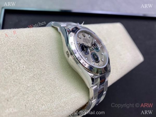 Highest Quality Rolex Daytona Gray Face 904L Stainless Steel Watch 7750 Chrono 40mm Highest Quality Rolex Daytona Gray Face 904L Stainless Steel Watch 7750 Chrono 40mm