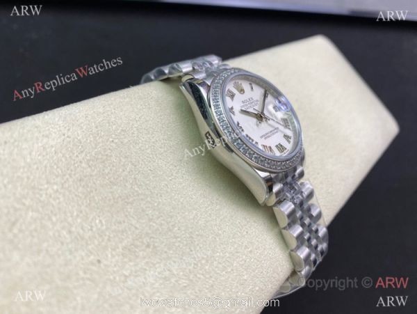 Swiss Copy Rolex Datejust 31mm Diamond Bezel watch with Jubilee Band Swiss Copy Rolex Datejust 31mm Diamond Bezel watch with Jubilee Band