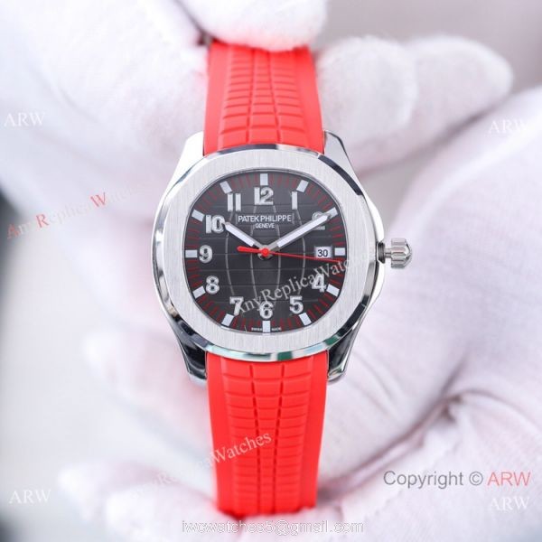 Swiss Quality Citizen 8215 Patek Philippe Aquanaut Watch Silver Case Black Dial Swiss Quality Citizen 8215 Patek Philippe Aquanaut Watch Silver Case Black Dial