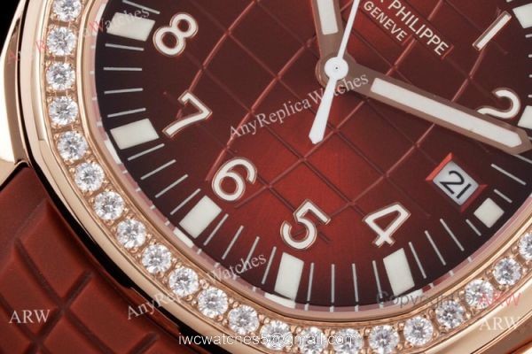 Swiss Quality Copy Patek Philippe Aquanaut Citizen 8215 Watch Rose Gold Chocolate Diamond Bezel Swiss Quality Copy Patek Philippe Aquanaut Citizen 8215 Watch Rose Gold Chocolate Diamond Bezel