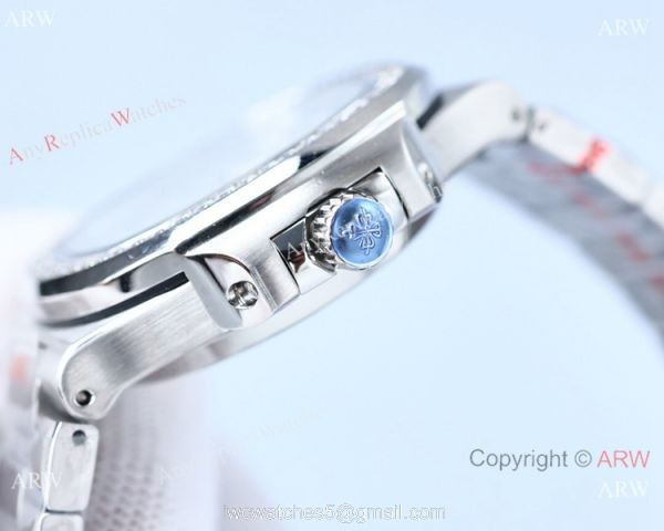 Swiss Quality Patek Philippe Nautilus 8215 Automatic Watch Diamond Bezel White Dial Swiss Quality Patek Philippe Nautilus 8215 Automatic Watch Diamond Bezel White Dial