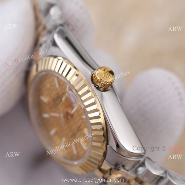 Replica Rolex Datejust 2-Tone Gold Face Watch 31mm Ladies Replica Rolex Datejust 2-Tone Gold Face Watch 31mm Ladies