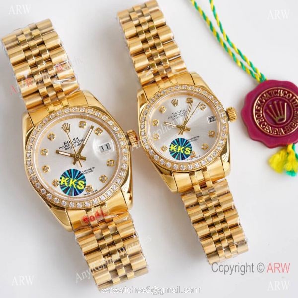 Replica ROLEX Datejust All Gold Diamond 28mm/36mm Citizen 8215 Watch Replica ROLEX Datejust All Gold Diamond 28mm/36mm Citizen 8215 Watch