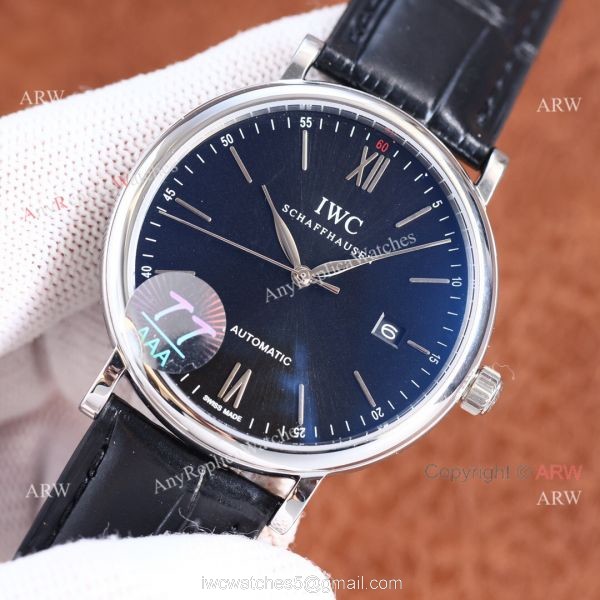Top Knock-off IWC Portofino Blue Face Citizen 9015 40 MM Men Watch Top Knock-off IWC Portofino Blue Face Citizen 9015 40 MM Men Watch