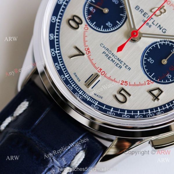 GF Factory Breitling Premier B01 Bentley Limited Edition Watch A7750 Blue Arabic Markers 42mm GF Factory Breitling Premier B01 Bentley Limited Edition Watch A7750 Blue Arabic Markers 42mm