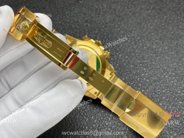 Noob Factory 1:1 Cal.4130 Rolex Daytona Yellow Gold White watch Replica 40mm Noob Factory 1:1 Cal.4130 Rolex Daytona Yellow Gold White watch Replica 40mm