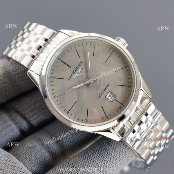 Replica Longines Elegant 316L SS Strap Blue Meteorite Texture Dial Watch 8215 Movement Replica Longines Elegant 316L SS Strap Blue Meteorite Texture Dial Watch 8215 Movement