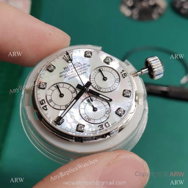 Noob New 4130 Rolex Daytona Watch White Mother of Pearl Dial Noob New 4130 Rolex Daytona Watch White Mother of Pearl Dial