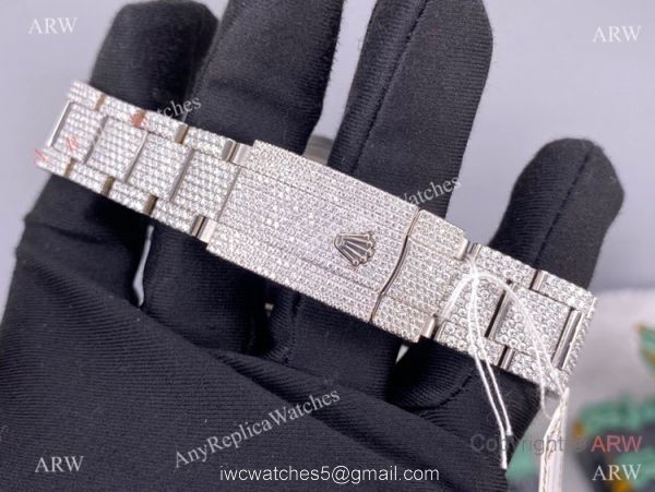 Iced Out Rolex Datejust II Middle East Arabic Watch 2836 Movement Iced Out Rolex Datejust II Middle East Arabic Watch 2836 Movement