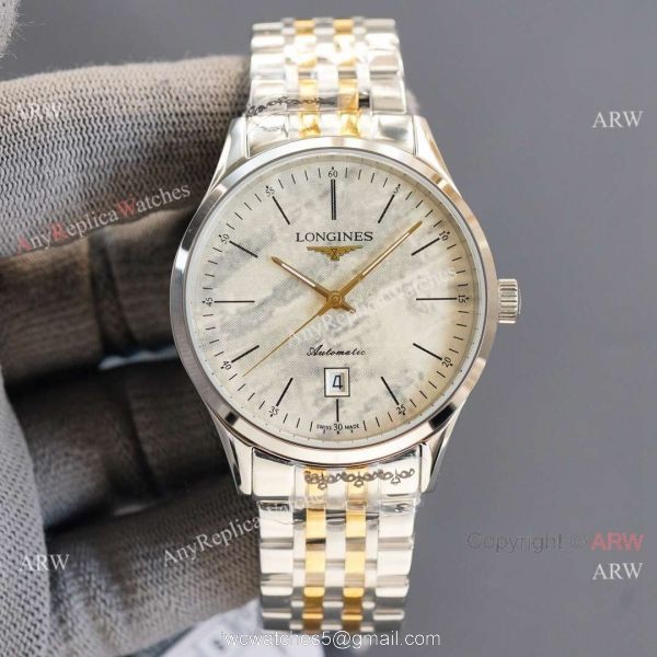 Replica Longines Elegant 2-Tone Steel Strap Rose Gold Bezel 8215 Movement Watch Replica Longines Elegant 2-Tone Steel Strap Rose Gold Bezel 8215 Movement Watch