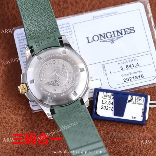 Best Replica Longines Hydroconquest 2-Tone Green Ceramic Watch 41mm Best Replica Longines Hydroconquest 2-Tone Green Ceramic Watch 41mm