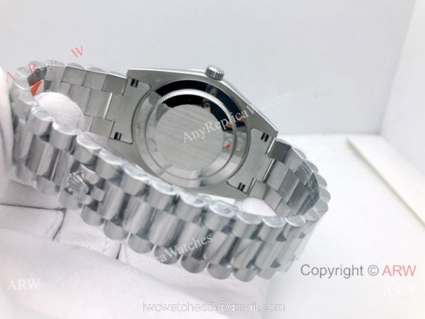 Clone Rolex Day-Date Ice Blue 40mm Presidential Diamond Markers Clone Rolex Day-Date Ice Blue 40mm Presidential Diamond Markers