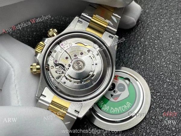 Better Factory BTF Cal.4130 Rolex Daytona 40mm Two Tone Black Watch Better Factory BTF Cal.4130 Rolex Daytona 40mm Two Tone Black Watch