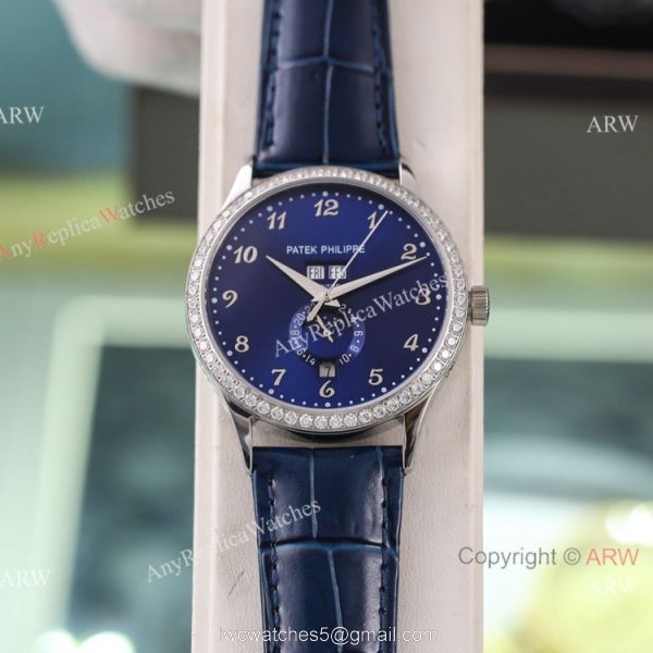 Swiss Quality Patek Philippe Calatrava Annual Calendar Silver Dial Rose Gold Watches Swiss Quality Patek Philippe Calatrava Annual Calendar Silver Dial Rose Gold Watches