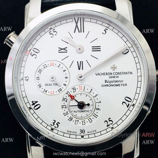 AAA Swiss Replica Vacheron Constantin Malte Dual Time Regulateur Chronometer Men Watch White Dial AAA Swiss Replica Vacheron Constantin Malte Dual Time Regulateur Chronometer Men Watch White Dial