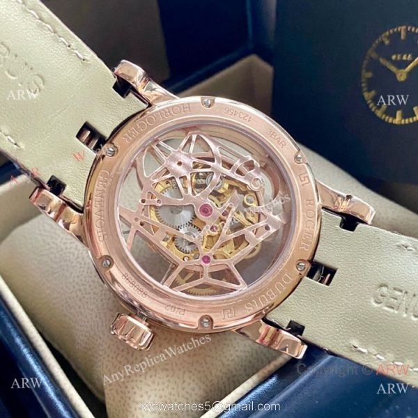 New Copy Roger Dubuis Excalibur 46mm Rose Gold Hollow Watch New Copy Roger Dubuis Excalibur 46mm Rose Gold Hollow Watch