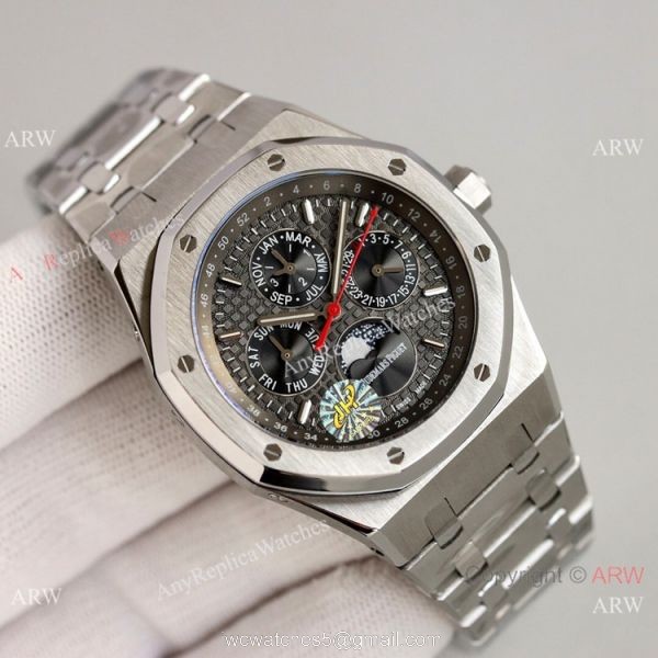 JH Factory Swiss Copy Audemars Piguet Royal Oak Perpetual Calendar Cal.5134 Blue Dial Watch Men JH Factory Swiss Copy Audemars Piguet Royal Oak Perpetual Calendar Cal.5134 Blue Dial Watch Men