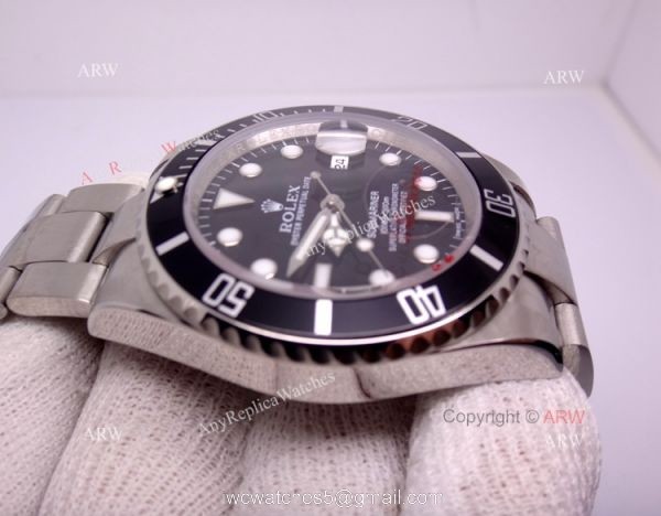 Replica Rolex Stainless Steel Black Face Mens Submariner Watch 16610 Replica Rolex Stainless Steel Black Face Mens Submariner Watch 16610