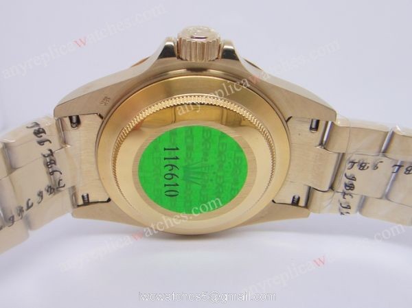 Classic Model Replica Rolex Submariner Blue bezel Yellow Gold Watch Classic Model Replica Rolex Submariner Blue bezel Yellow Gold Watch