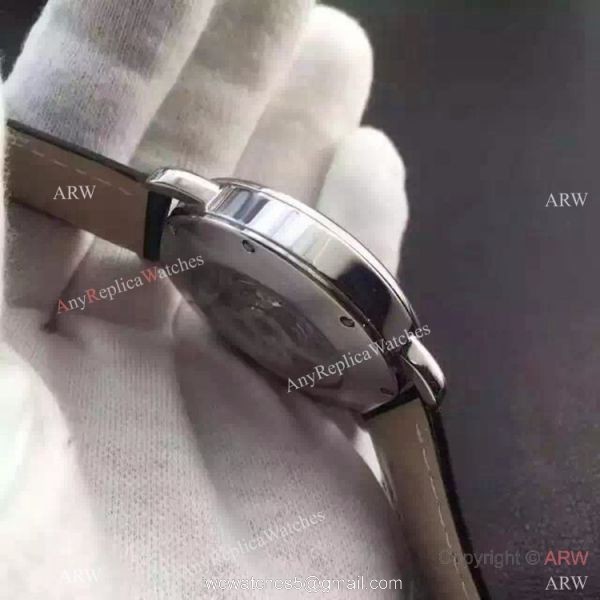 Copy Swiss Cartier Louis Moon Phase Watch SS Smooth Bezel Copy Swiss Cartier Louis Moon Phase Watch SS Smooth Bezel