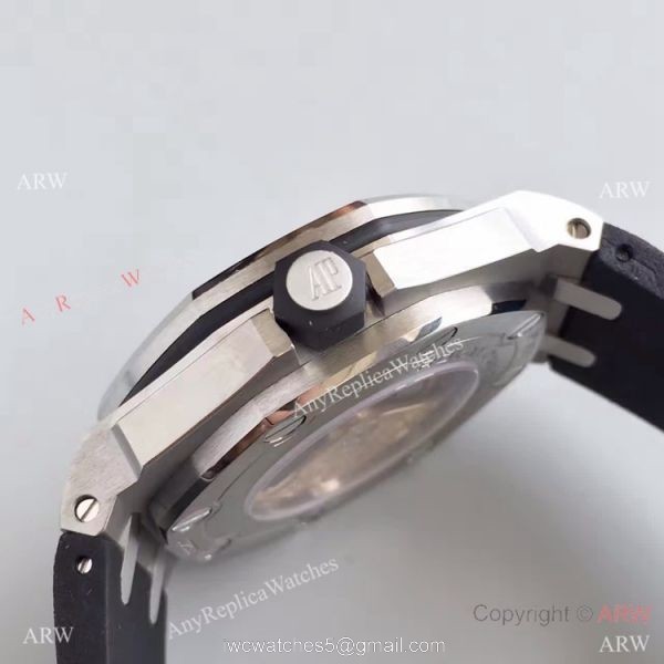 Swiss Audemars Piguet Royal Oak Offshore 3120 SS White Dial Watch Copy Swiss Audemars Piguet Royal Oak Offshore 3120 SS White Dial Watch Copy