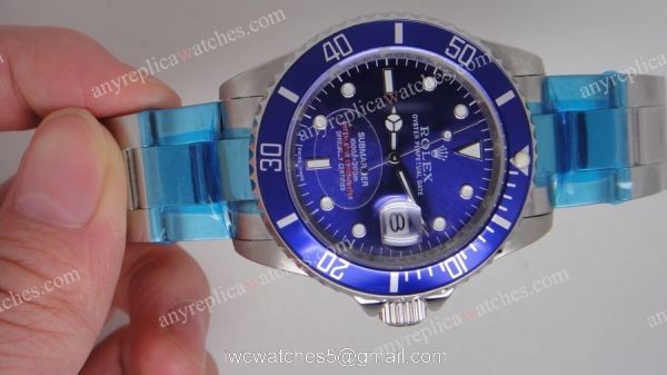 Classic Model Rolex Stainless Steel Submariner Blue Dial mens Watch Replica Classic Model Rolex Stainless Steel Submariner Blue Dial mens Watch Replica