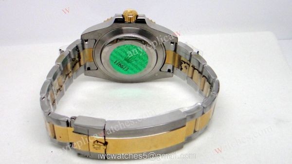 Ceramic Bezel Rolex Submariner Two Tone Blue Face Watch Ceramic Bezel Rolex Submariner Two Tone Blue Face Watch