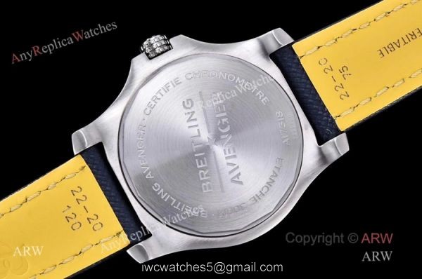 GF Factory Best Breitling Avenger 43 Automatic Watch With Blue Dial Replica GF Factory Best Breitling Avenger 43 Automatic Watch With Blue Dial Replica