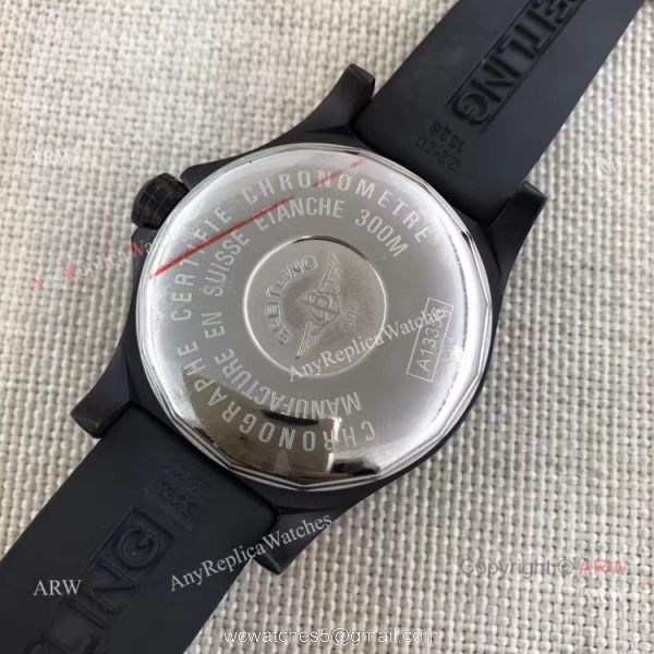 Fake Breitling Colt Skyracer Black Steel Case Automatic Movement Black Rubber Strap Watch Fake Breitling Colt Skyracer Black Steel Case Automatic Movement Black Rubber Strap Watch