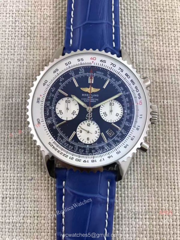 New Copy Breitling Navitimer SS White Chrono Face Watch New Copy Breitling Navitimer SS White Chrono Face Watch