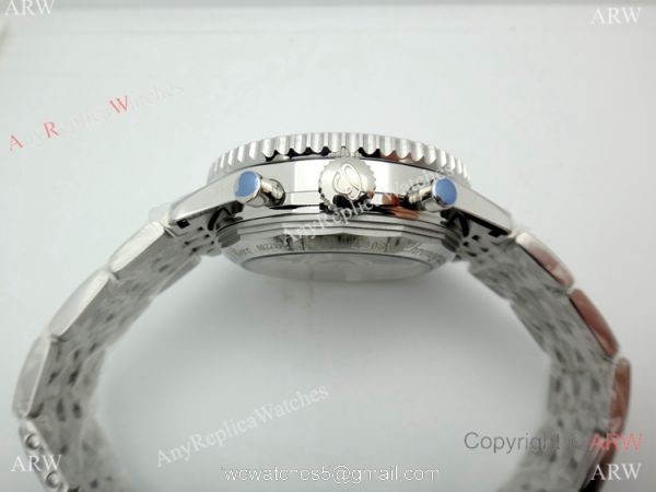 SWISS GRADE Breitling Navitimer 7750 Replica Watch SS Black Sub-dials SWISS GRADE Breitling Navitimer 7750 Replica Watch SS Black Sub-dials