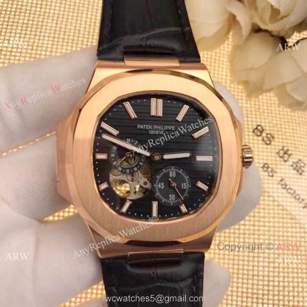 Best Replica Patek Philippe Tourbillon Nautilus Watch Rose Gold Gray Dial Best Replica Patek Philippe Tourbillon Nautilus Watch Rose Gold Gray Dial