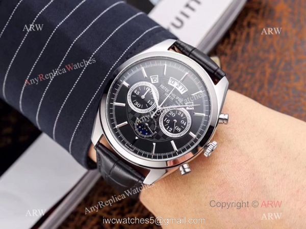 New Patek Philippe Grand Complication Moon Watch Brown Leather Band New Patek Philippe Grand Complication Moon Watch Brown Leather Band