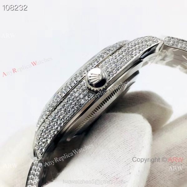 Rolex Datejust 41 SS Iced Out Watch Best AAA Replica Watches China Rolex Datejust 41 SS Iced Out Watch Best AAA Replica Watches China