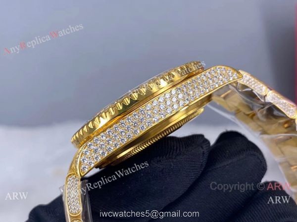 Swiss Quality Rolex GMT-Master II 116769 Ice Watch Replica Yellow Gold Swiss Quality Rolex GMT-Master II 116769 Ice Watch Replica Yellow Gold