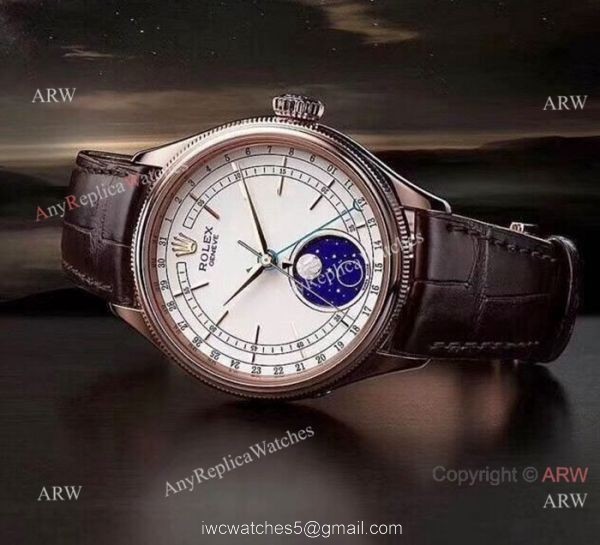 New Upgraded Rolex Cellini Moonphase Replica For Sale Rose Gold White Dial Watches New Upgraded Rolex Cellini Moonphase Replica For Sale Rose Gold White Dial Watches