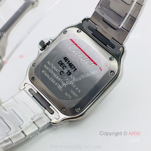 1:1 BV Factory Cartier Santos Cartier Watch Copy QuickSwitch Band 1:1 BV Factory Cartier Santos Cartier Watch Copy QuickSwitch Band